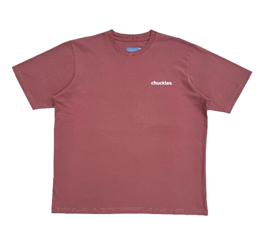 CHUCKLES. - Kaos Lengan Pendek Pria Sablon "Rose"